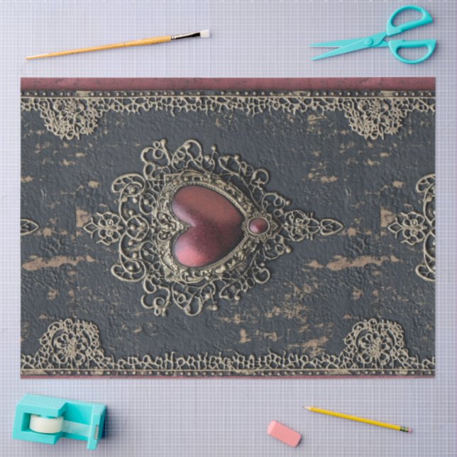 Papel De Seda A Romance and Gothic Series Design #12 (Arte )
