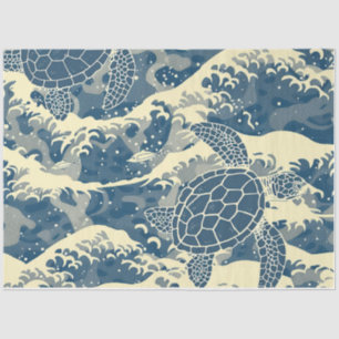 Papel De Seda A Sea Turtle Series Design 2