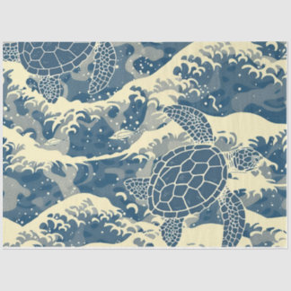 Papel De Seda A Sea Turtle Series Design 2