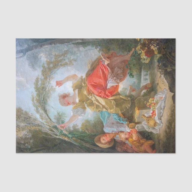 Papel De Seda A Seesaw de Jean Honore Fragonard (Frente )
