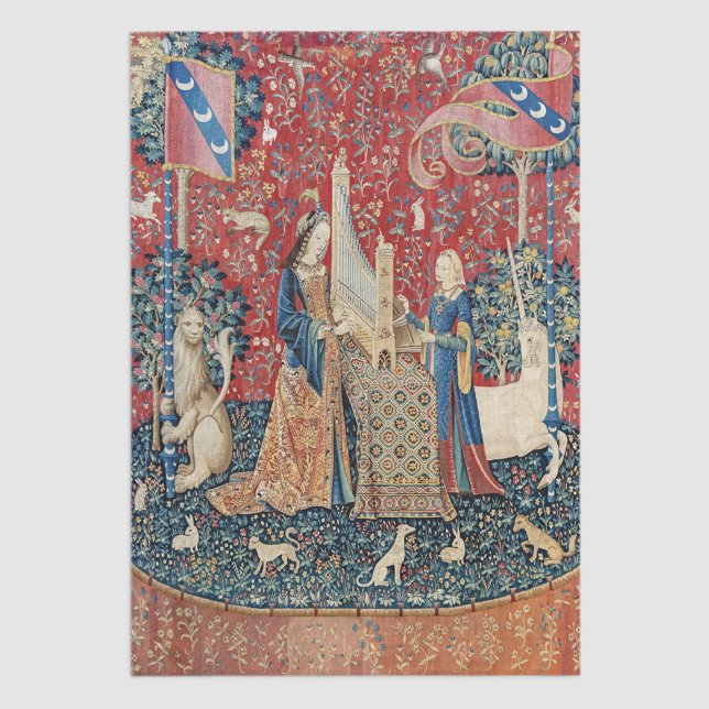 Papel De Seda A Senhora e o Unicórnio, Audição (Criador carregado)