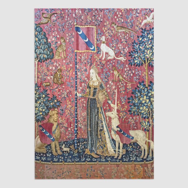 Papel De Seda A Senhora e o Unicórnio, Toque (Criador carregado)