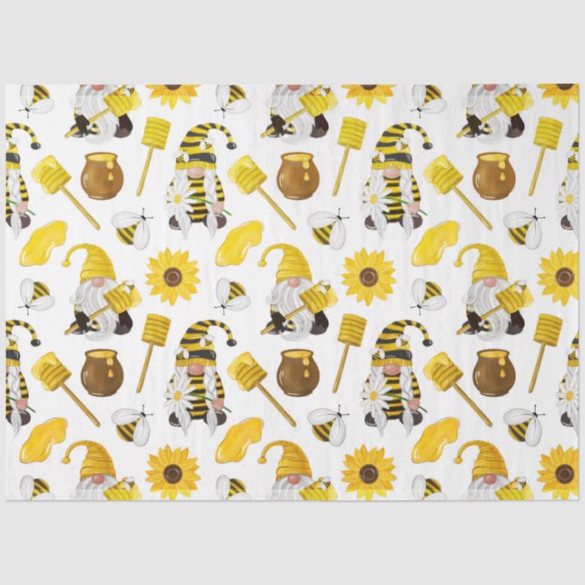 Papel De Seda A Série Abelha e Mel Design 16 (Frente )