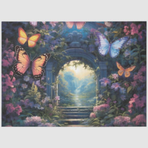 Papel De Seda A Série Borboleta Luar Design 6