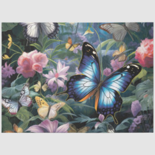 Papel De Seda A Série Borboleta Luz do Luar Design 5