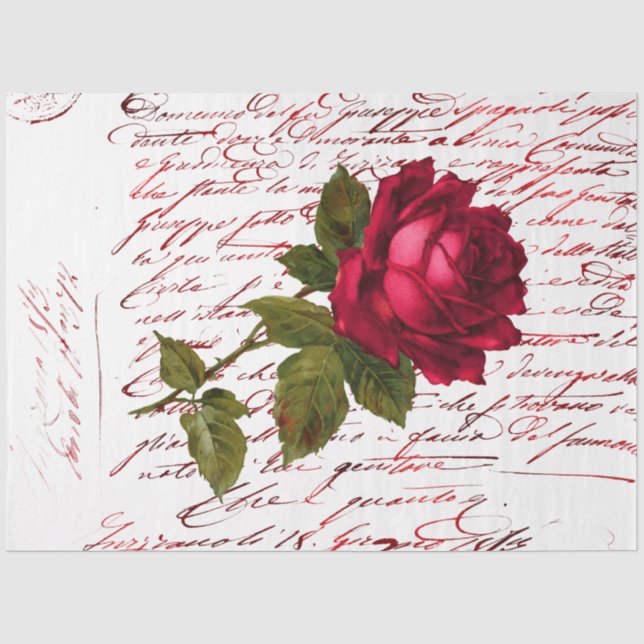 Papel De Seda A Série Bouquet Design 142 (Frente )