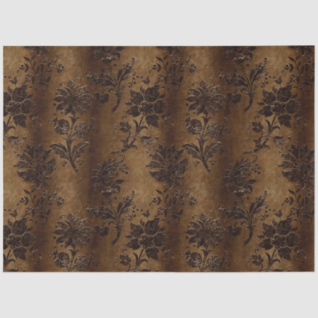 Papel De Seda A Série Bronze Velvet Design 8 (Frente )