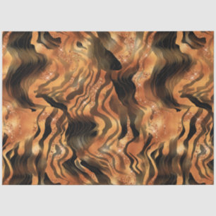 Papel De Seda A Série Glitter Tiger Design #7