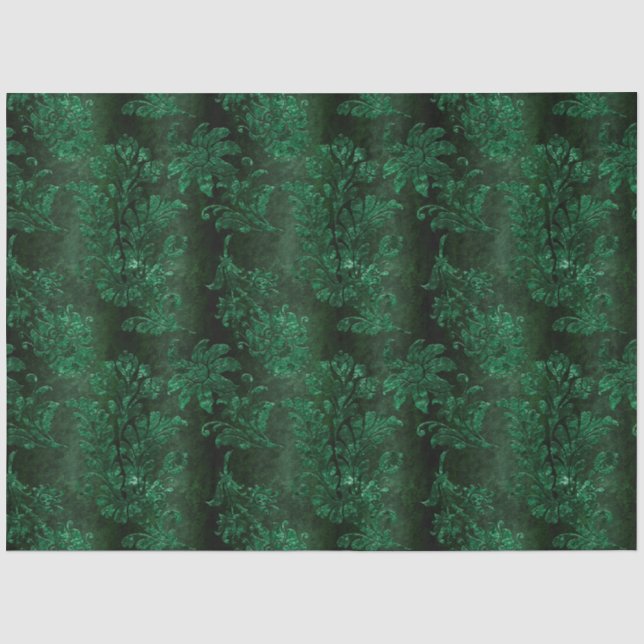 Papel De Seda A Série Green Velvet Design 1 (Frente )