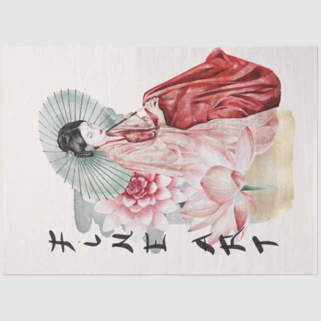 Papel De Seda A Série Okinawa Design 15 (Frente )