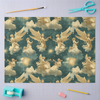 Papel De Seda A Singing Angel Choir Series Design #16