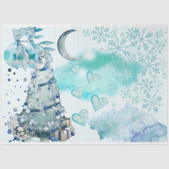 Papel De Seda A Snow Gnomo Series Design 2 (Frente )