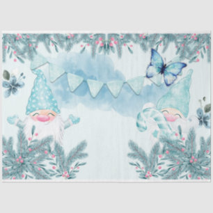 Papel De Seda A Snow Gnomo Series Design 6