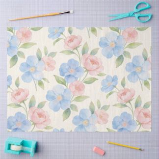 Papel De Seda A Springy Floral Design #4