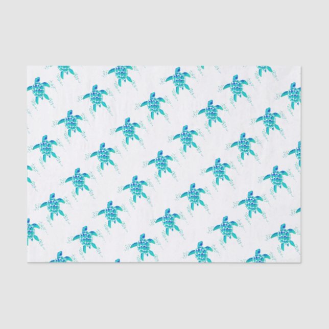 Papel De Seda A tartaruga de Netuno (Frente )