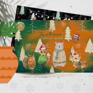 Papel De Seda A temporada para o Rock Ugly Sweater