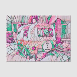 Papel De Seda A Vida De Camper É Uma Jornada... É Só Ficar Verde