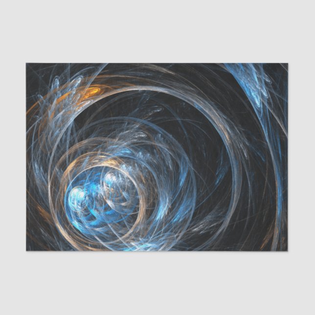 Papel De Seda À volta da Abstrato de Arte Mundial (Frente )
