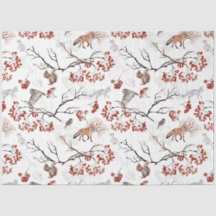 Papel De Seda A Winter Woodland Series Design 12