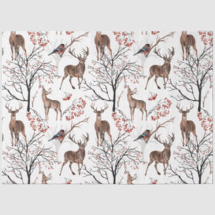 Papel De Seda A Winter Woodland Series Design 13