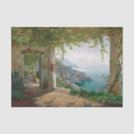 Papel De Seda Aagaard Loggia Amalfi Itália Pintura