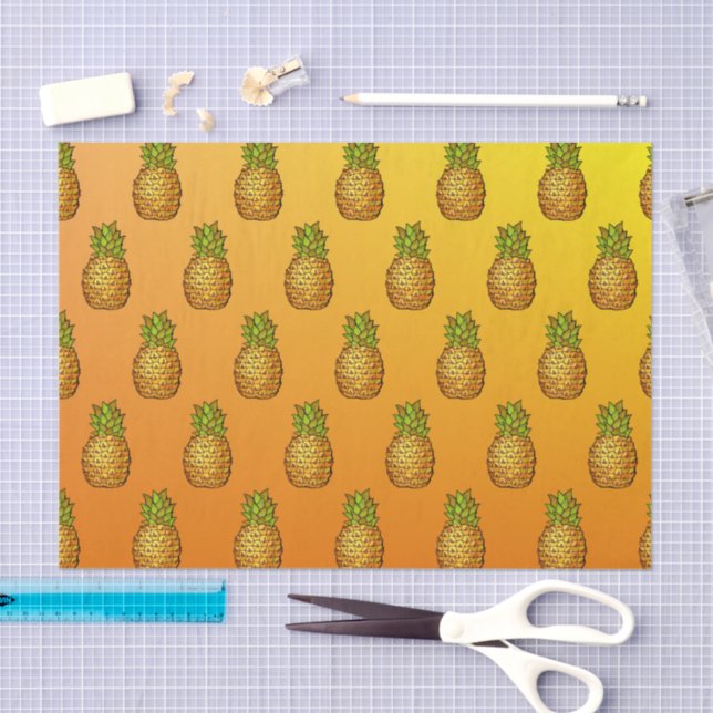 Papel De Seda Abacaxis (Arte )