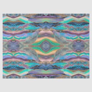 Papel De Seda Abalone Waves Decoupage Artesanato Tecido