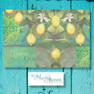 Papel De Seda Abate de Ephemera com Limão Botânico BOHO