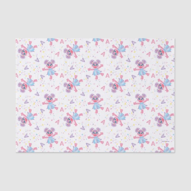 Papel De Seda Abby Cadabby Sparkle Pattern (Frente )