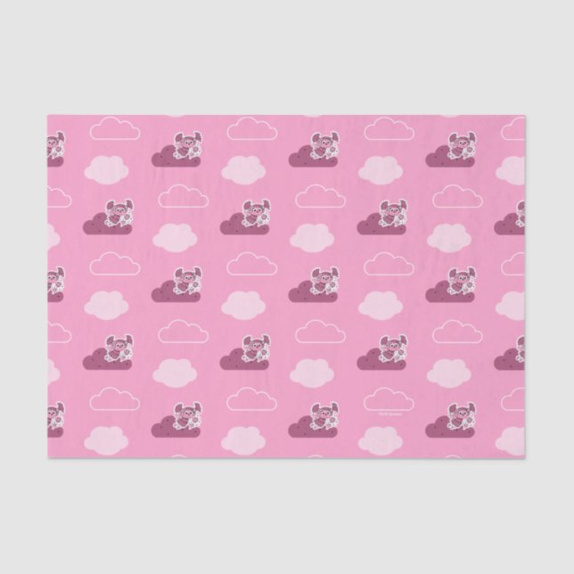 Papel De Seda Abby Doodley Cloud Pattern (Frente )