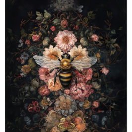 Papel De Seda Abelha e Flor