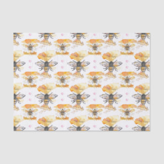 Papel De Seda Abelhas - Abelhas Felizes