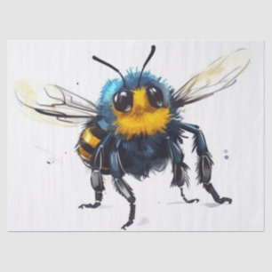Papel De Seda Abelhas De Bumble Cute Prontas Para Primavera