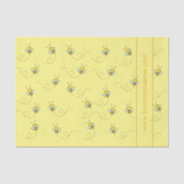 Papel De Seda Abelhas De Mel Ilustradas