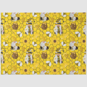 Papel De Seda Abelhas e Mel Série Design 4