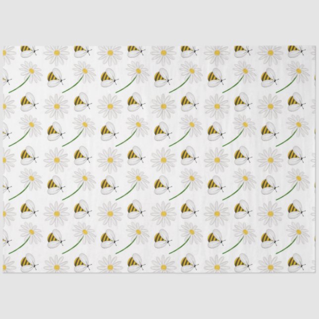 Papel De Seda Abelhas e Mel Série Design 5 (Frente )