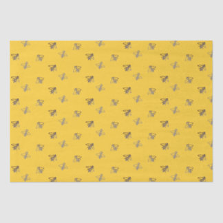 Papel De Seda Abelhas Francesas Cheery em amarelo Provençal