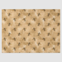 Abelhinhas e Dourada Descamação de Honeycomb