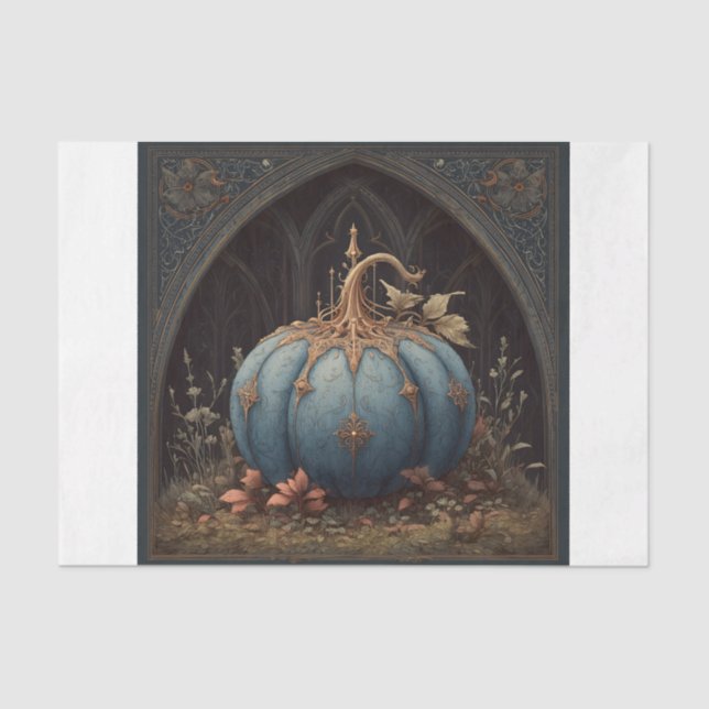 Papel De Seda Abóbora (Frente )