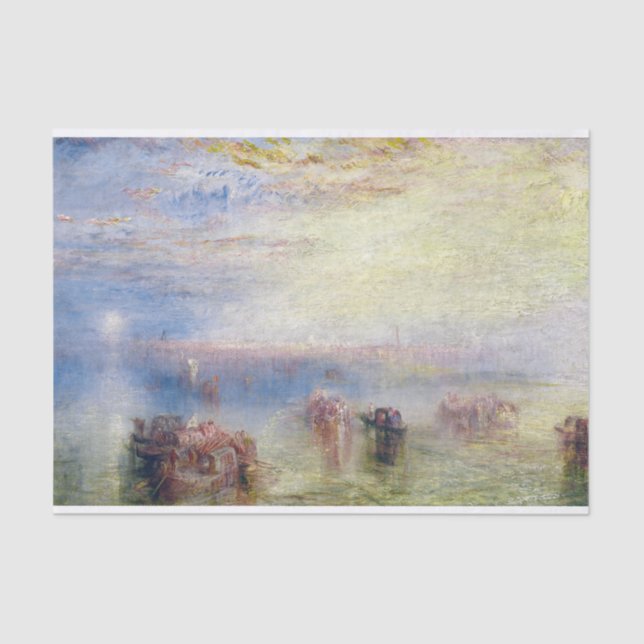 Papel De Seda Abordagem de Veneza por William Turner (Frente )