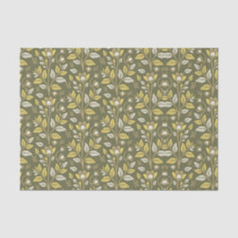 Papel De Seda Abra a Natureza com Elegantes Padrões Florais