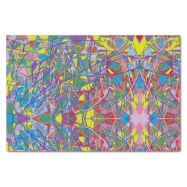 Papel De Seda abstract art tranquil retro colors 
