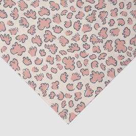 Papel De Seda Abstract Garden Confetti | Pattern Blush Peach