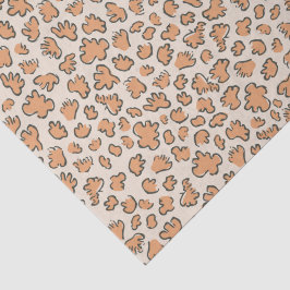 Papel De Seda Abstract Garden Confetti | Pattern Muted Apricot