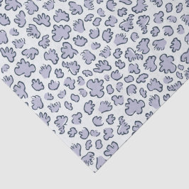 Papel De Seda Abstract Garden Confetti | Pattern Pale Periwinkle