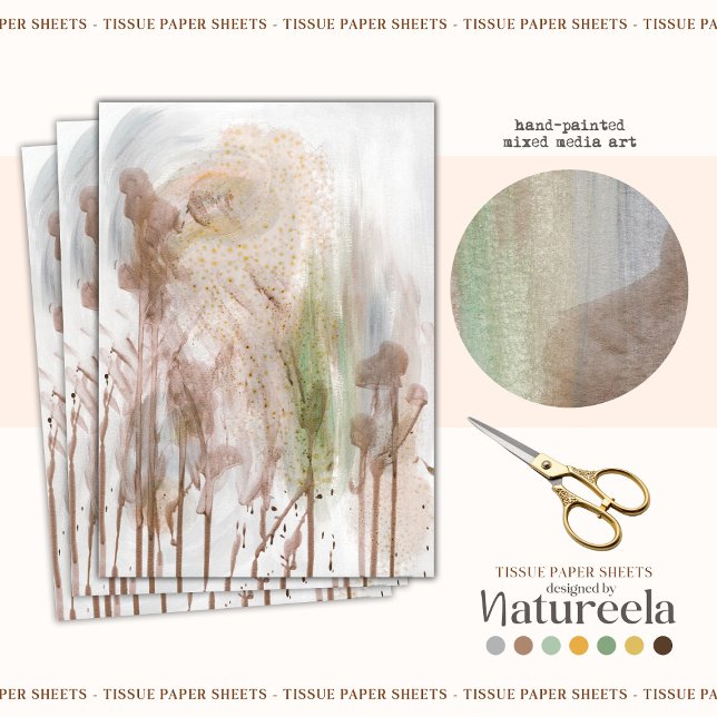 Papel De Seda Abstract Modern Texture Decoupage Tissue Paper (Criador carregado)