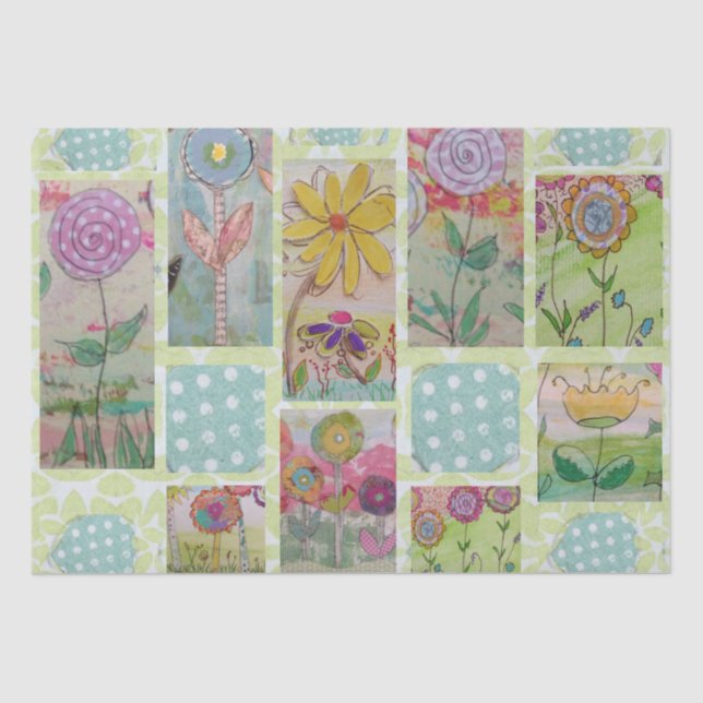 PAPEL DE SEDA ABSTRATO 9 (Frente )