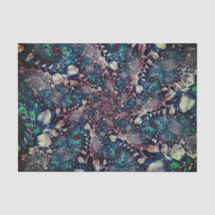 Papel De Seda Abstrato Aqua Fractal Fundo 