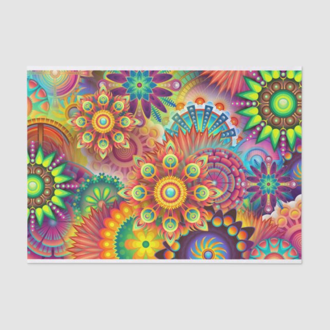 Papel De Seda Abstrato art 163 (Frente )