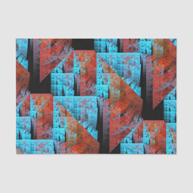 Papel De Seda Abstrato art 169 (Frente )
